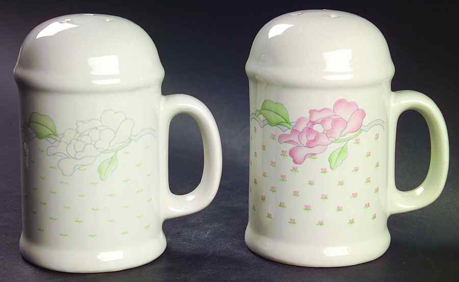 Rose Chintz Stove Top Salt & Pepper Set by Sango-1