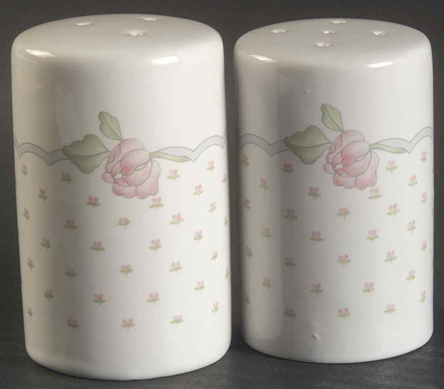 Rose Chintz Salt & Pepper Set by Sango-1