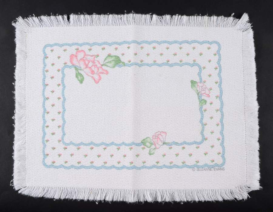 Rose Chintz Cloth Placemat by Sango-1