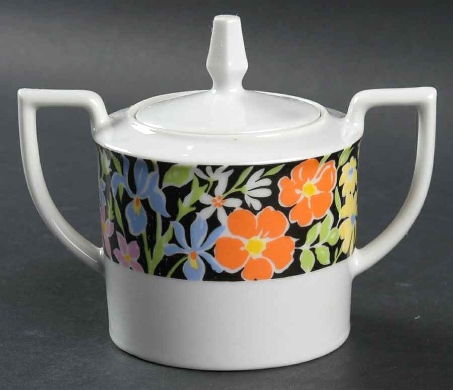 Romance Sugar Bowl & Lid by Sango-1