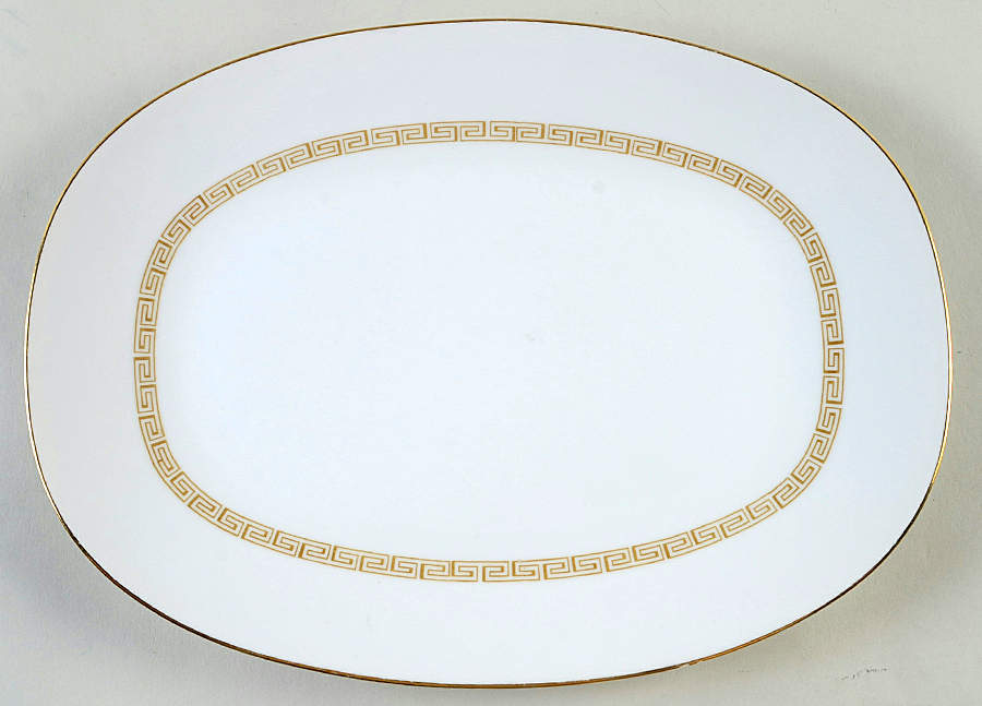 Romance (No #) 12" Oval Serving Platter by Sango-1