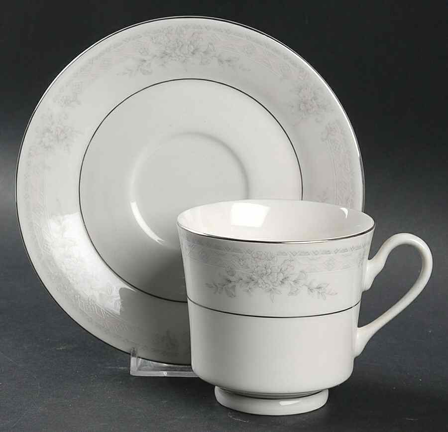 Romantica Footed Cup & Saucer Set by Sango-1