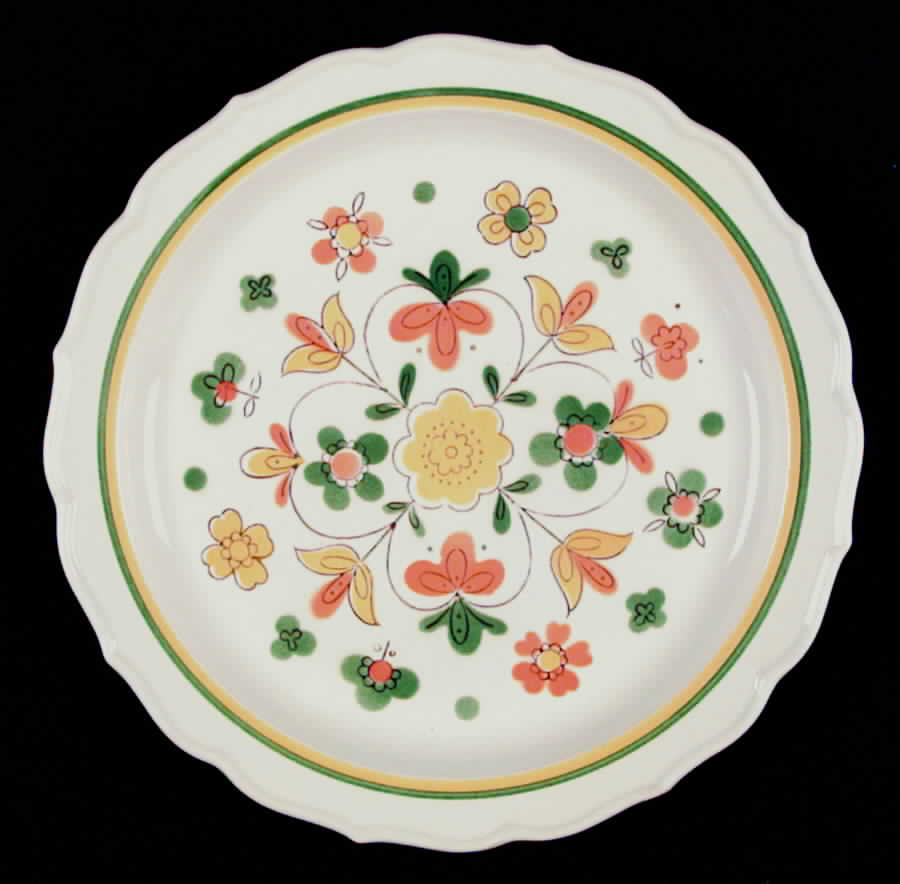Romping Salad Plate by Sango-1