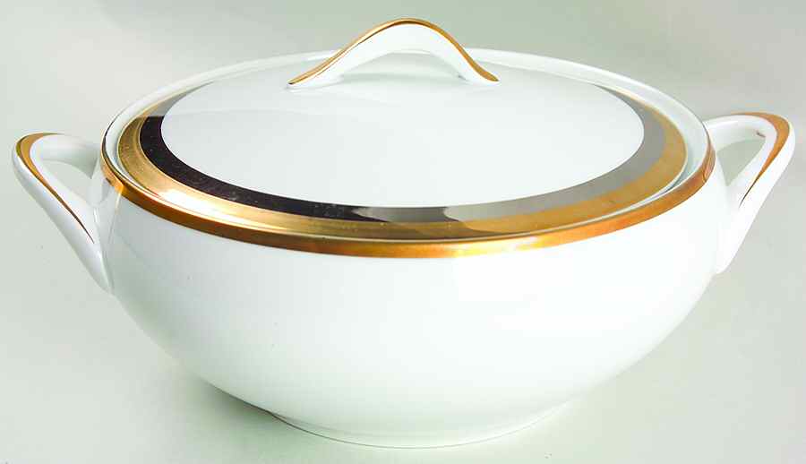 Royal Muse Round Covered Vegetable by Sango-1