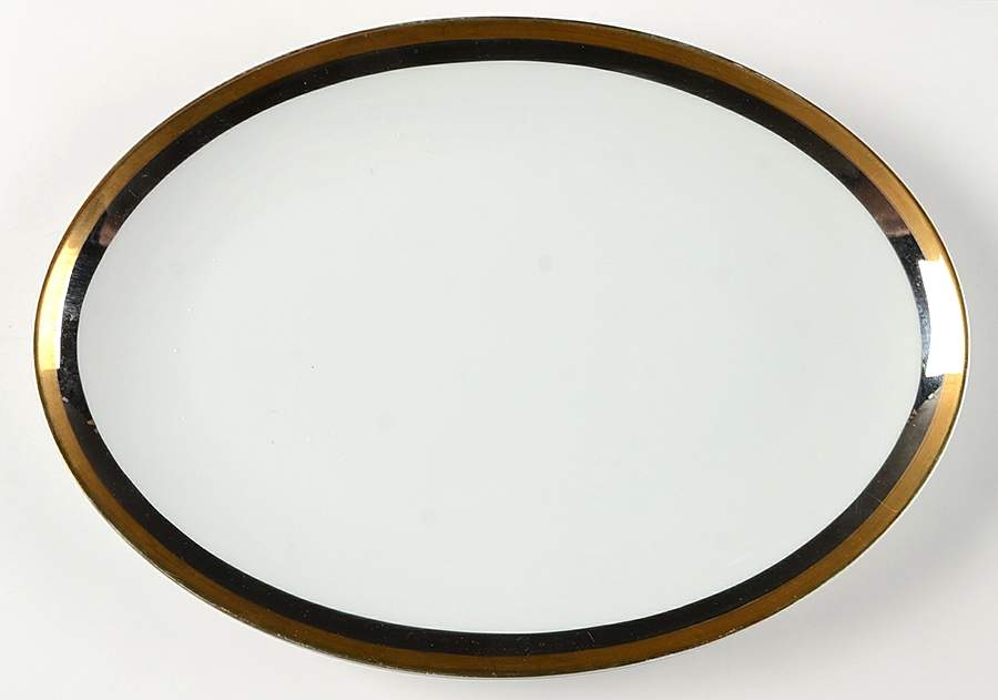 Royal Muse 12" Oval Serving Platter by Sango-1