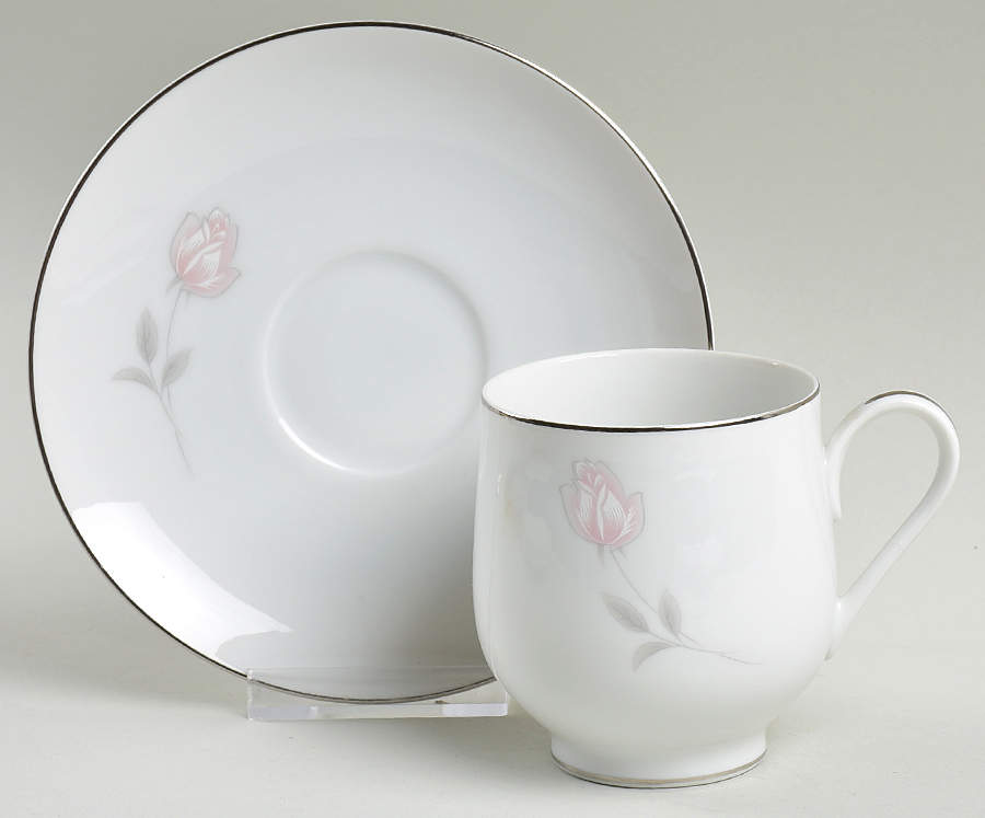 Rosanne Footed Cup & Saucer Set by Sango-1