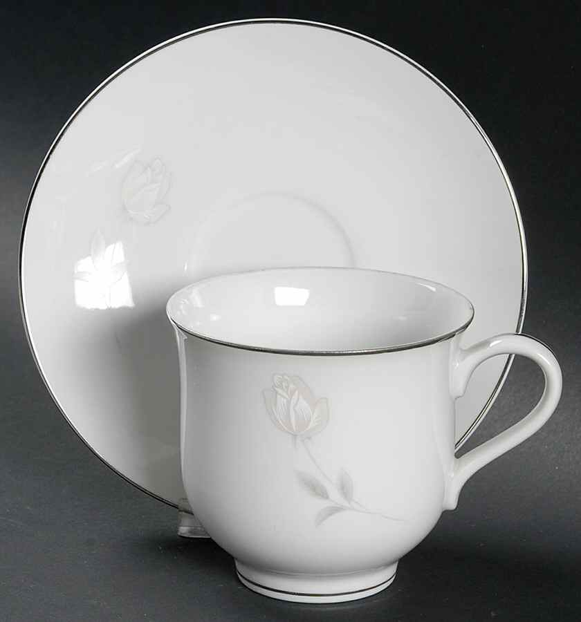 Rosanne Footed Cup & Saucer Set by Sango-1