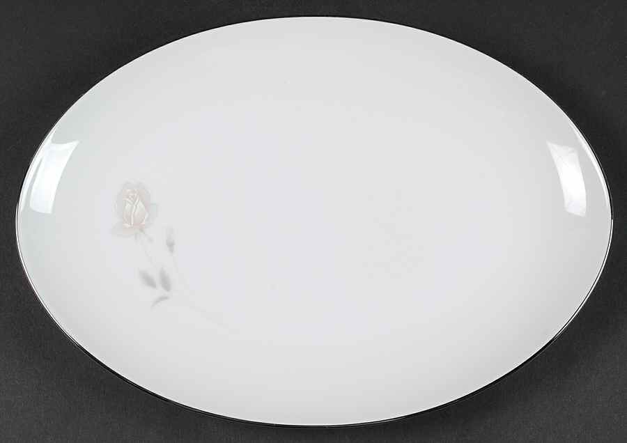 Rosanne 12" Oval Serving Platter by Sango-1