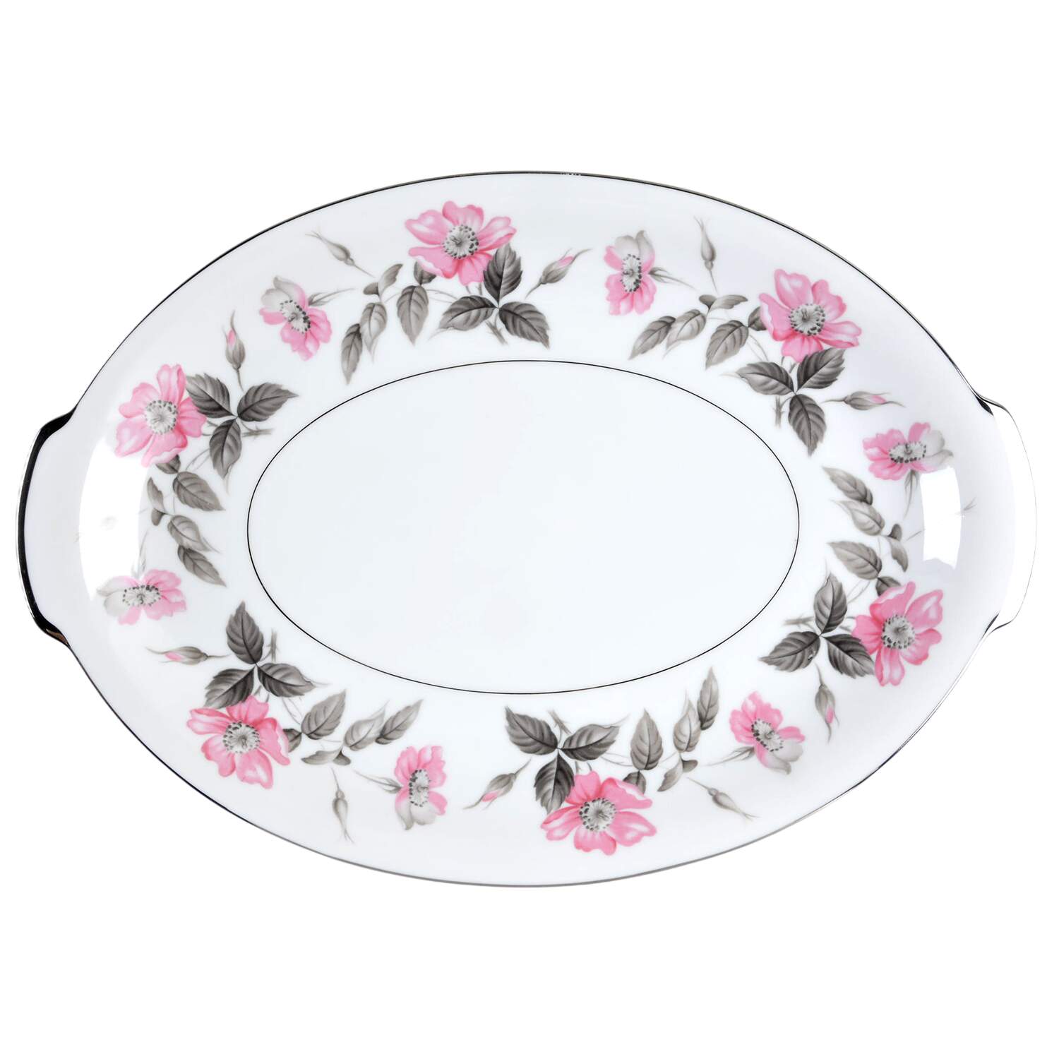 Rosalinda 14" Oval Serving Platter by Sango-1