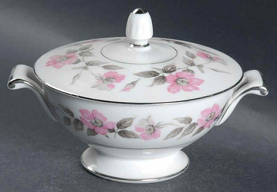 Rosalinda Sugar Bowl & Lid by Sango-1