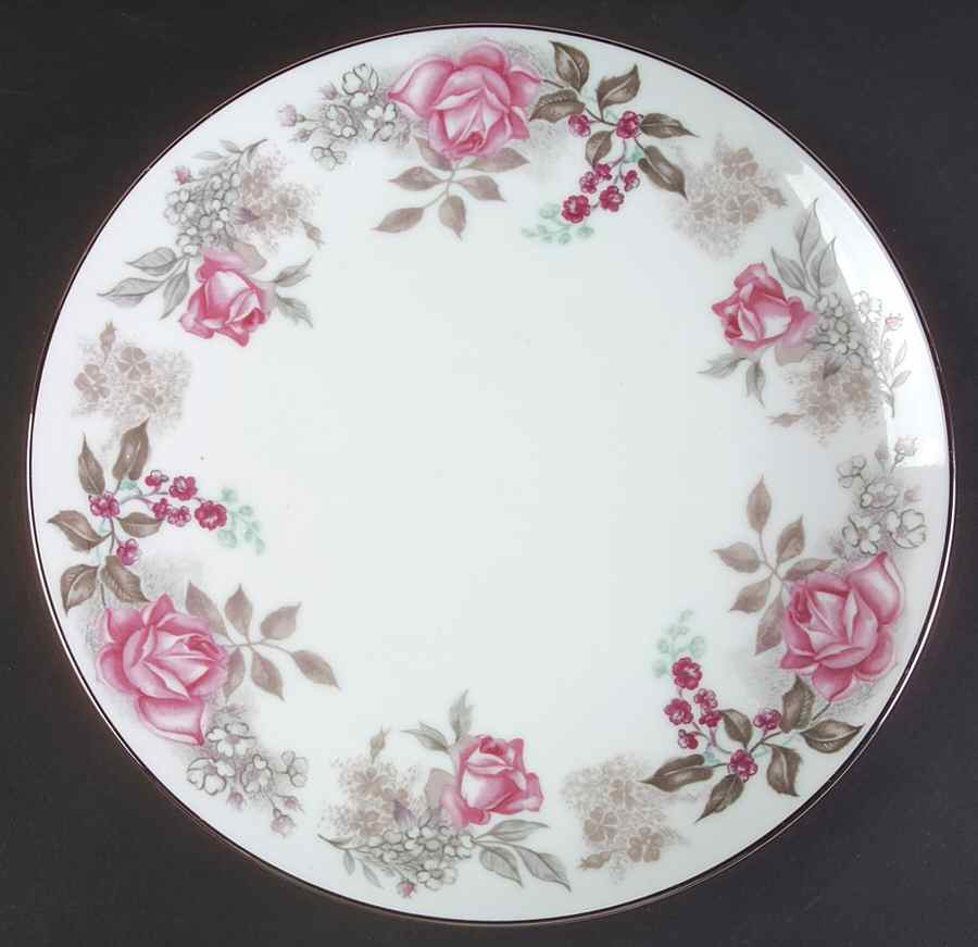 Rosalie (No#, Many Roses In Design) Dinner Plate by Sango-1