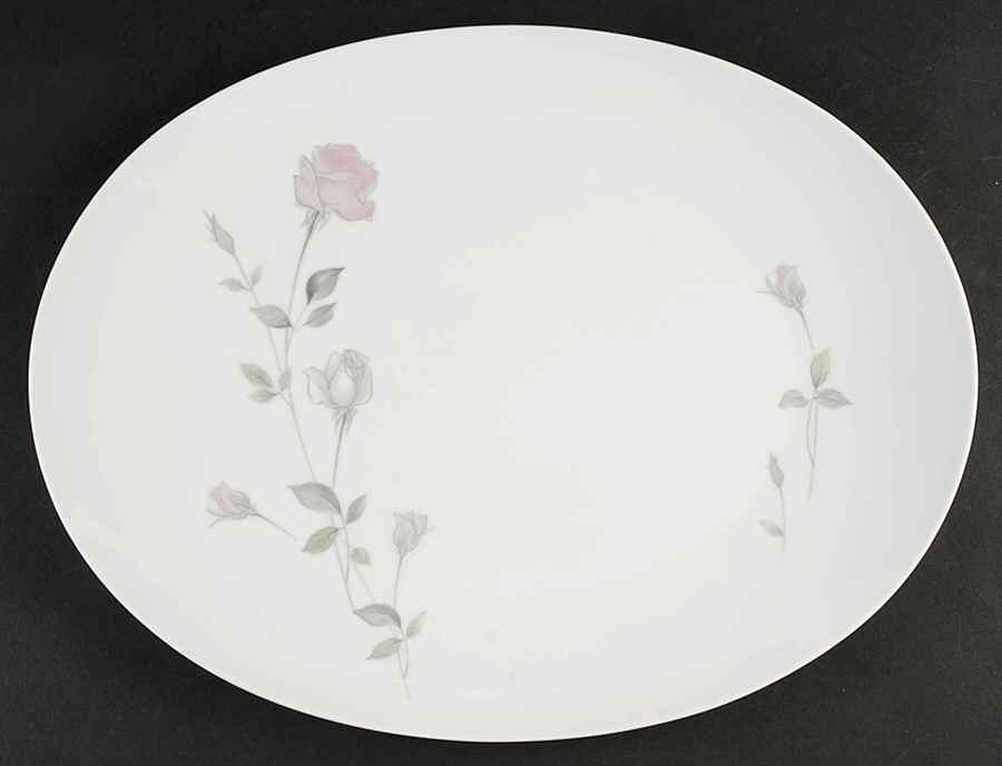 Rosanne 16" Oval Serving Platter by Sango-1