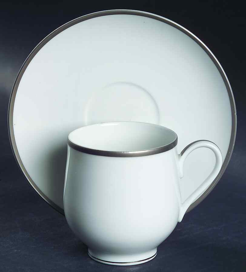 Royal Satin Footed Cup & Saucer Set by Sango-1