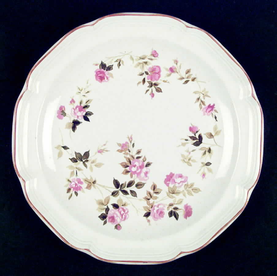 Rosebuds Dinner Plate by Sango-1
