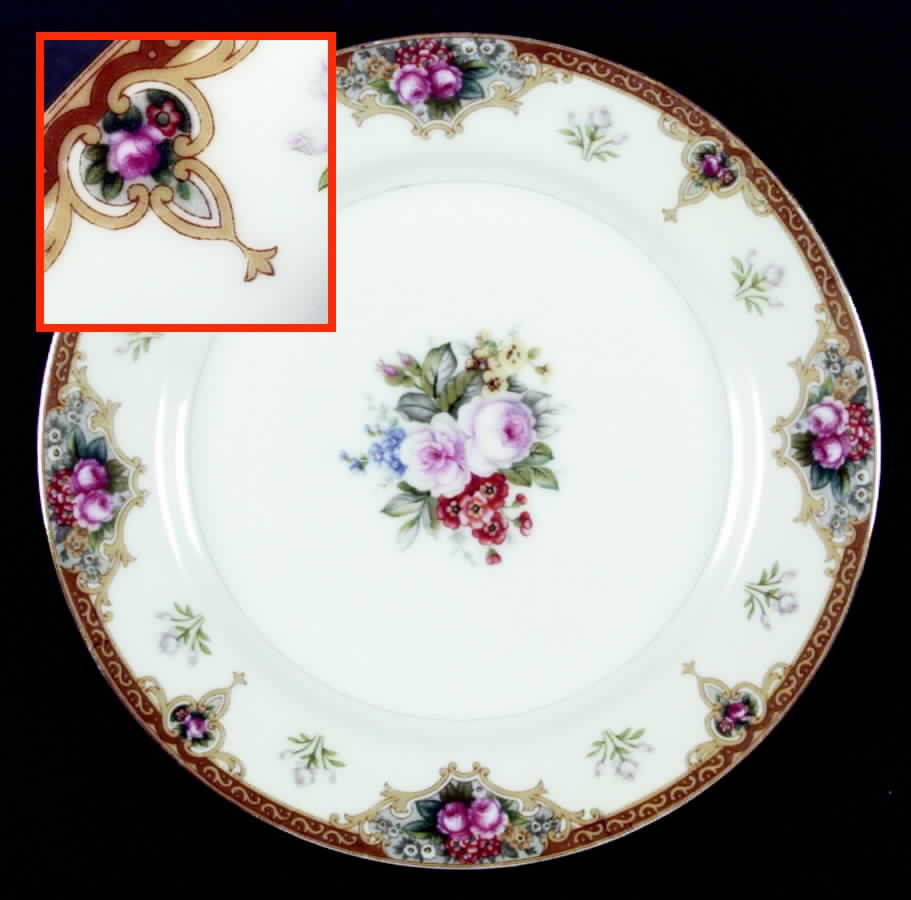 Roselane Dinner Plate by Sango-1