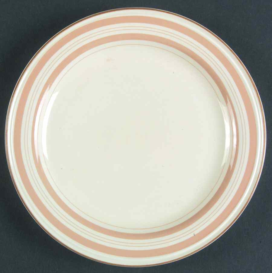 Roulette Beige Salad Plate by Sango-1