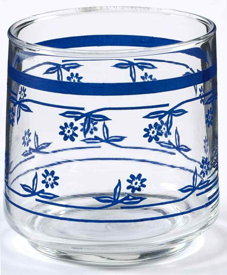 Sahara Blue Glassware Old Fashioned by Sango-1