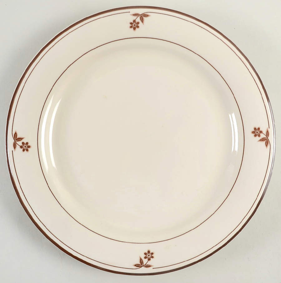 Sahara Brown 12" Chop Plate (Round Platter) by Sango-1
