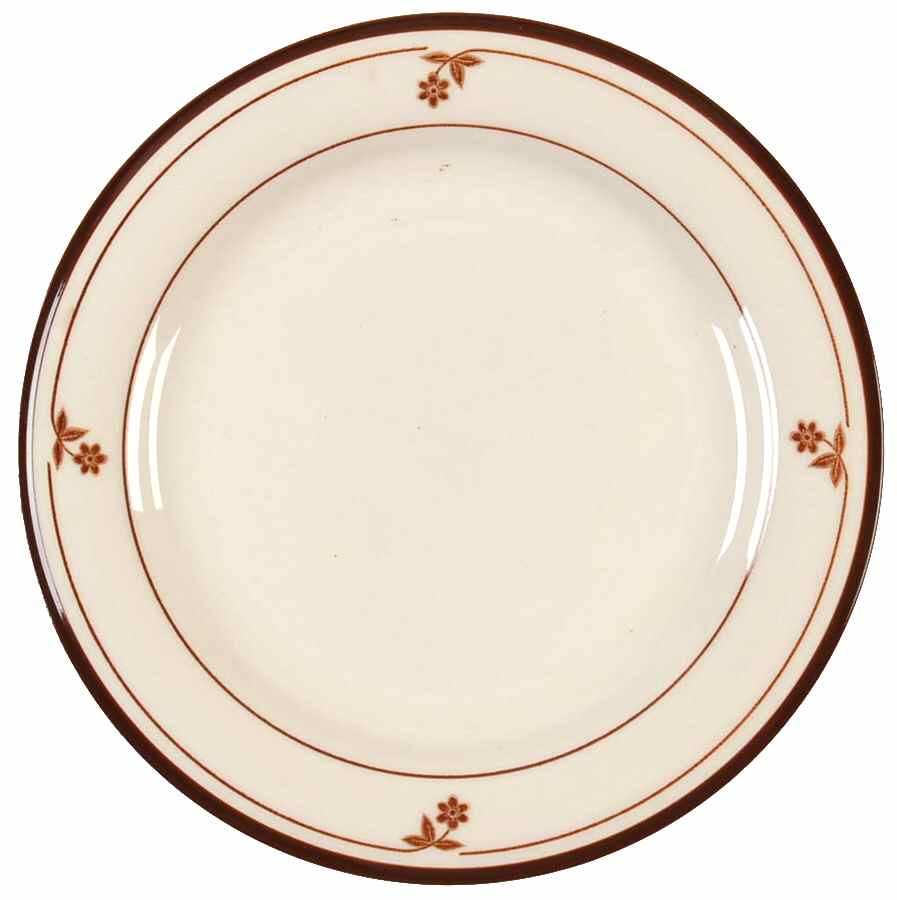 Sahara Brown Salad Plate by Sango-1