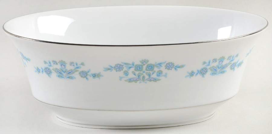 Sage 9" Oval Vegetable Bowl by Sango-1