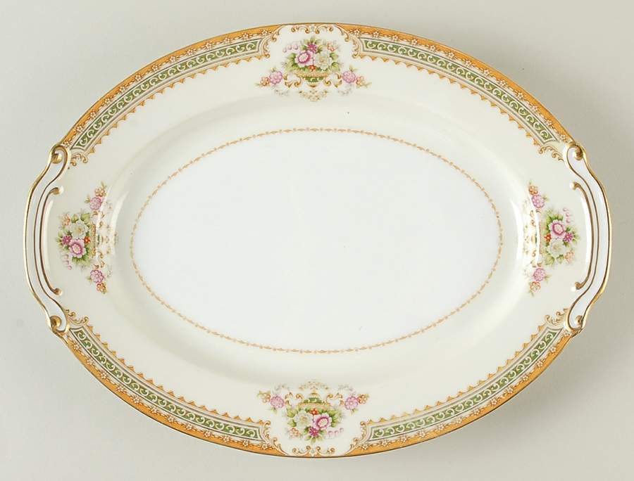 Tara 12" Oval Serving Platter by Sango-1