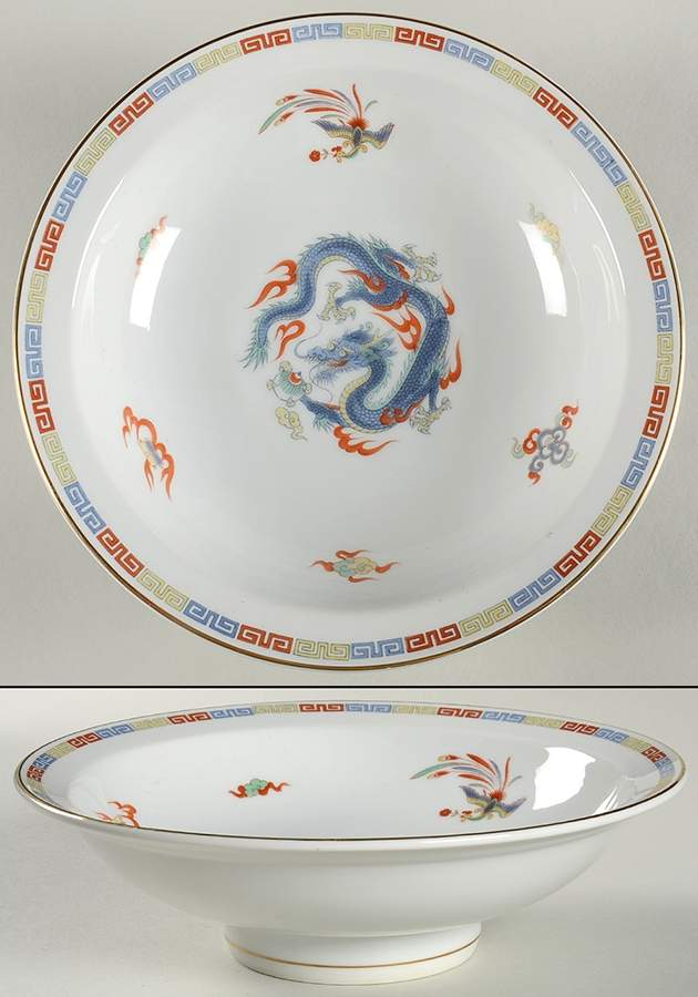 SAN18 9" Round Vegetable Bowl by Sango-1