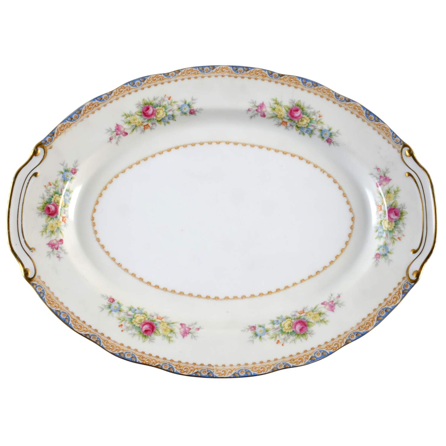 SAN13 14" Oval Serving Platter by Sango-1