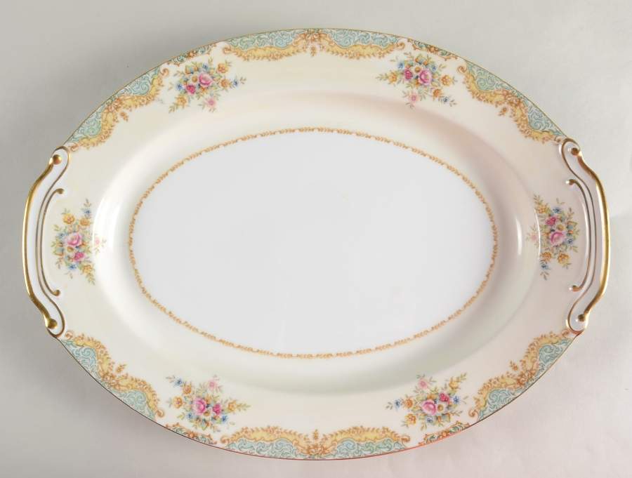 SAN2 16" Oval Serving Platter by Sango-1
