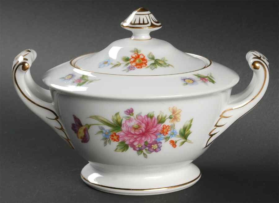 SAN21 Sugar Bowl & Lid by Sango-1