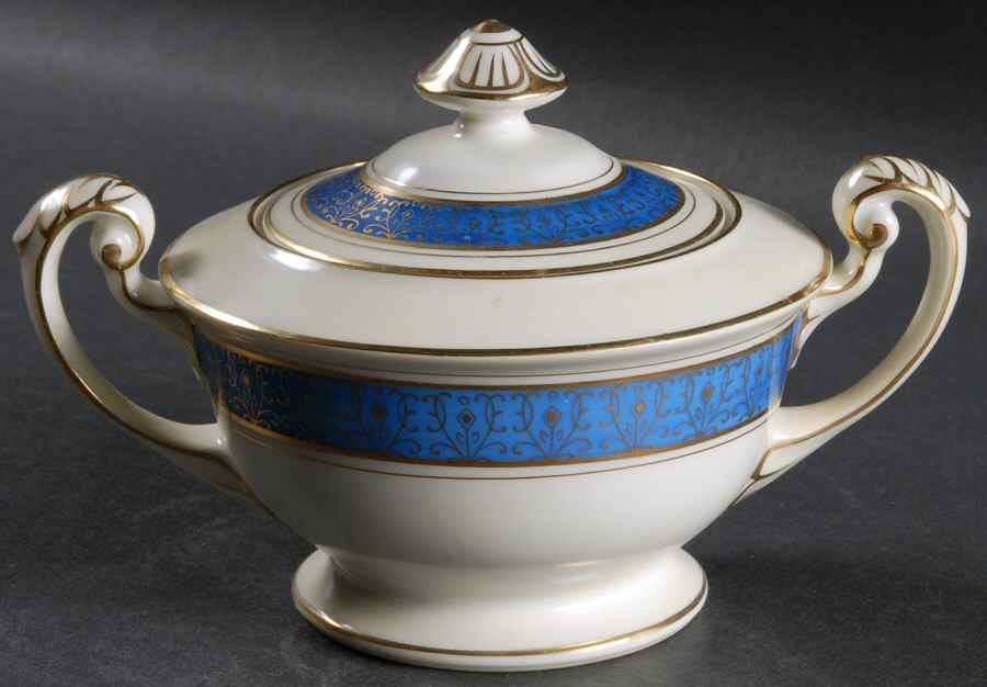 SAN4 Sugar Bowl & Lid by Sango-1