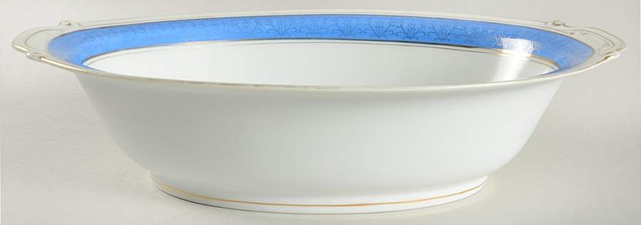 SAN4 11" Oval Vegetable Bowl by Sango-1