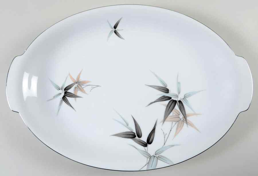 Sasa 16" Oval Serving Platter by Sango-1