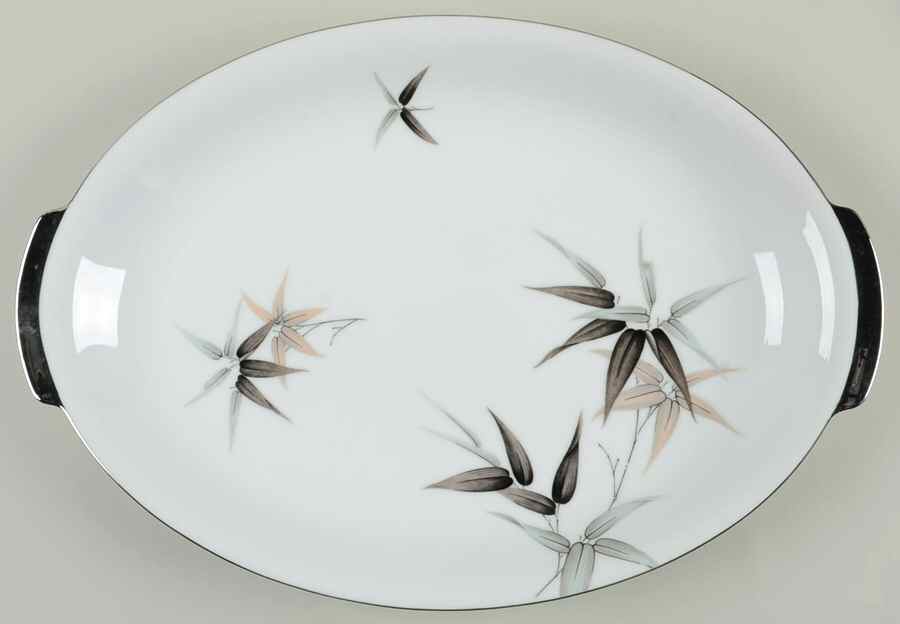 Sasa 15" Oval Serving Platter by Sango-1