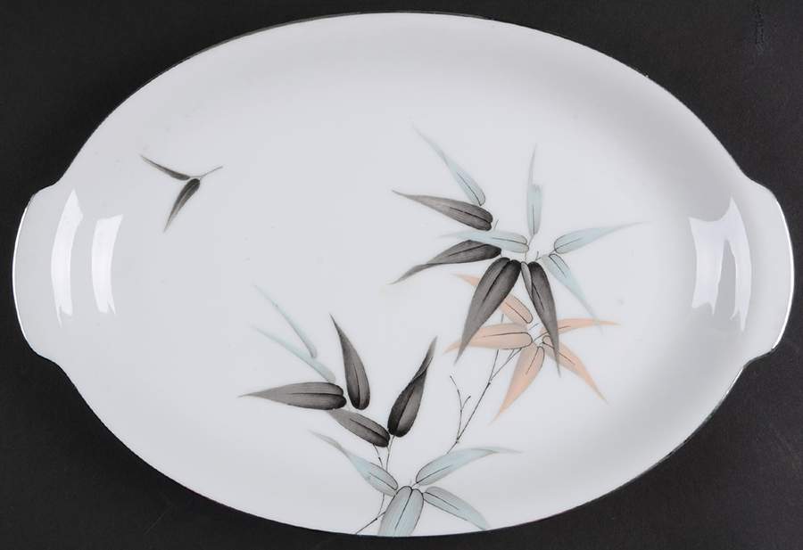 Sasa 12" Oval Serving Platter by Sango-1