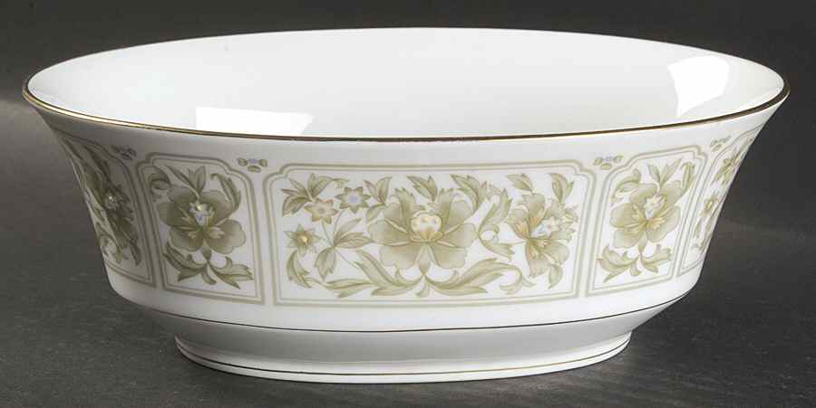 Savannah (Gold) 9" Oval Vegetable Bowl by Sango-1