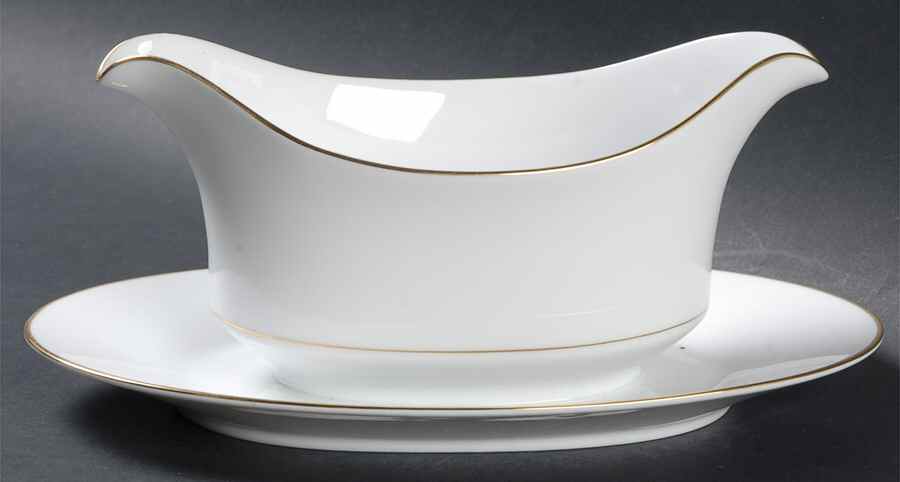 Savoy Gravy Boat with Attached Underplate by Sango-1