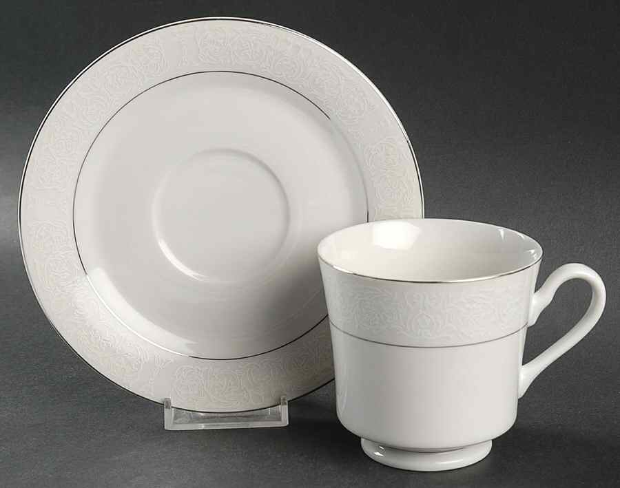 Scarsdale Footed Cup & Saucer Set by Sango-1