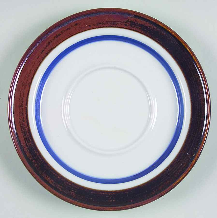 Scandia Brown Saucer by Sango-1