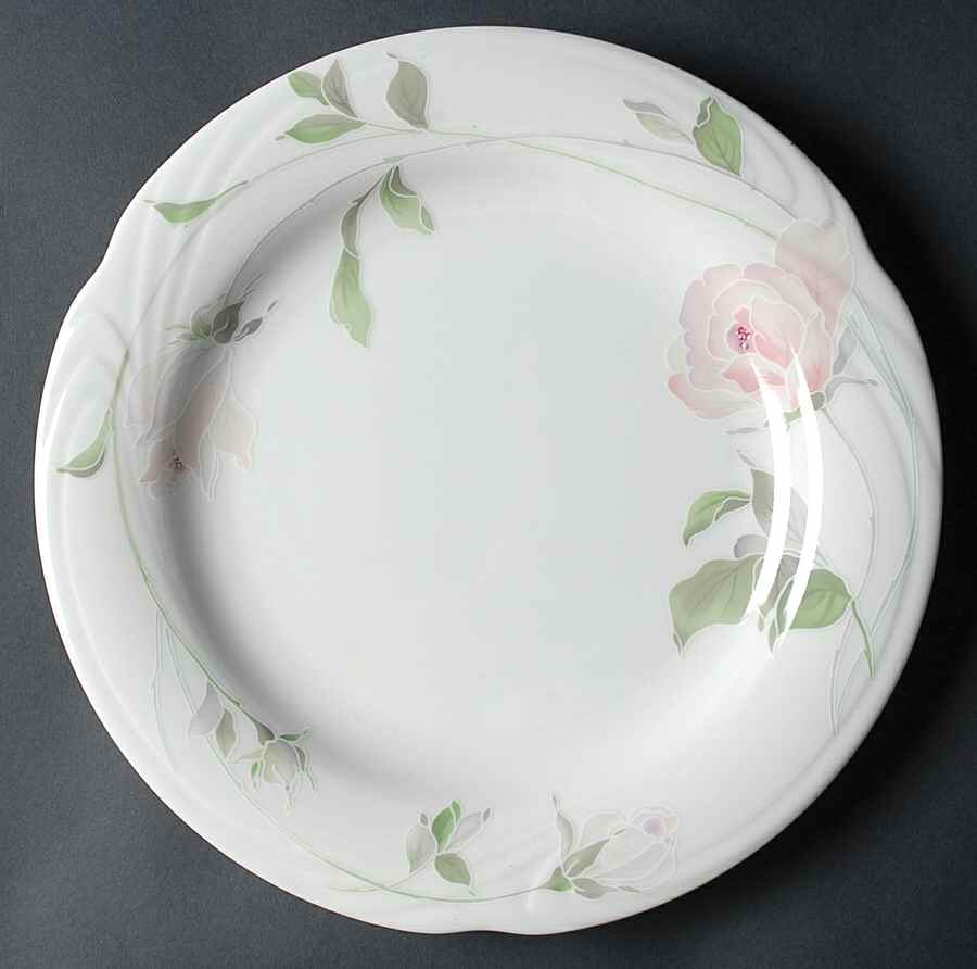 Sculpture Rose 12" Chop Plate (Round Platter) by Sango-1