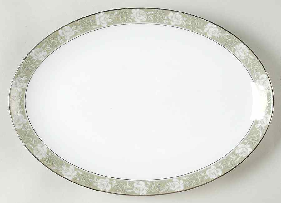 Sculptura 12" Oval Serving Platter by Sango-1