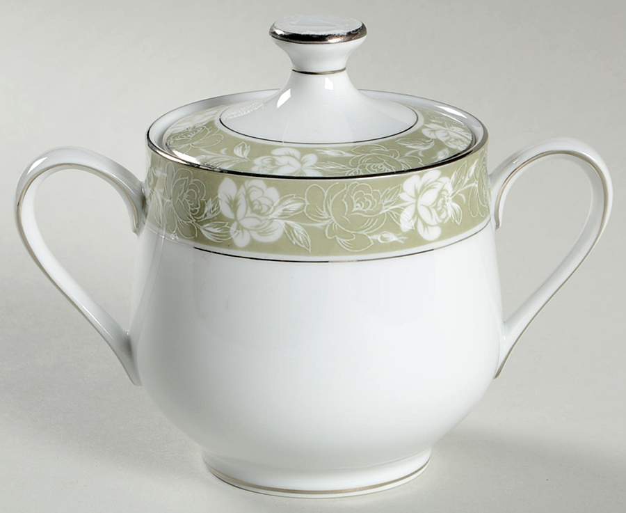 Sculptura Sugar Bowl & Lid by Sango-1
