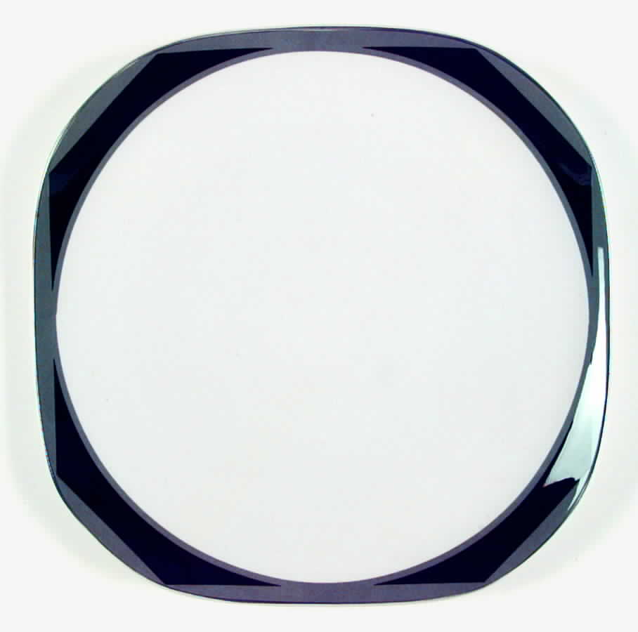 Sensation Gray Dinner Plate by Sango-1