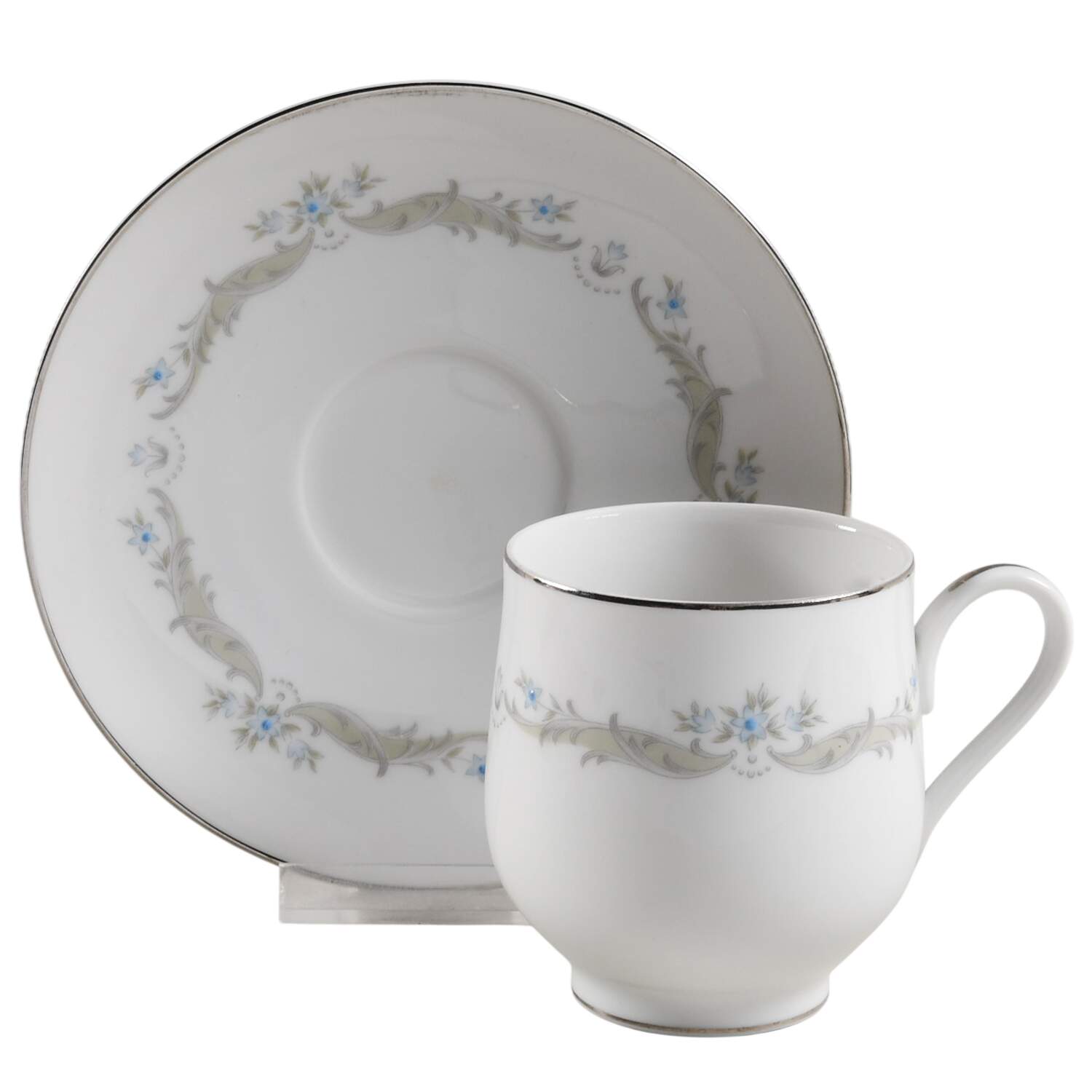Serenade Flat Cup & Saucer Set by Sango-1