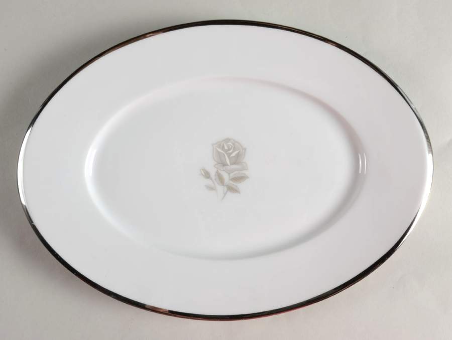 Serenity 12" Oval Serving Platter by Sango-1
