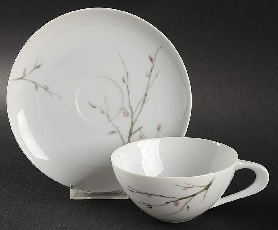 Serenade Flat Cup & Saucer Set by Sango-1