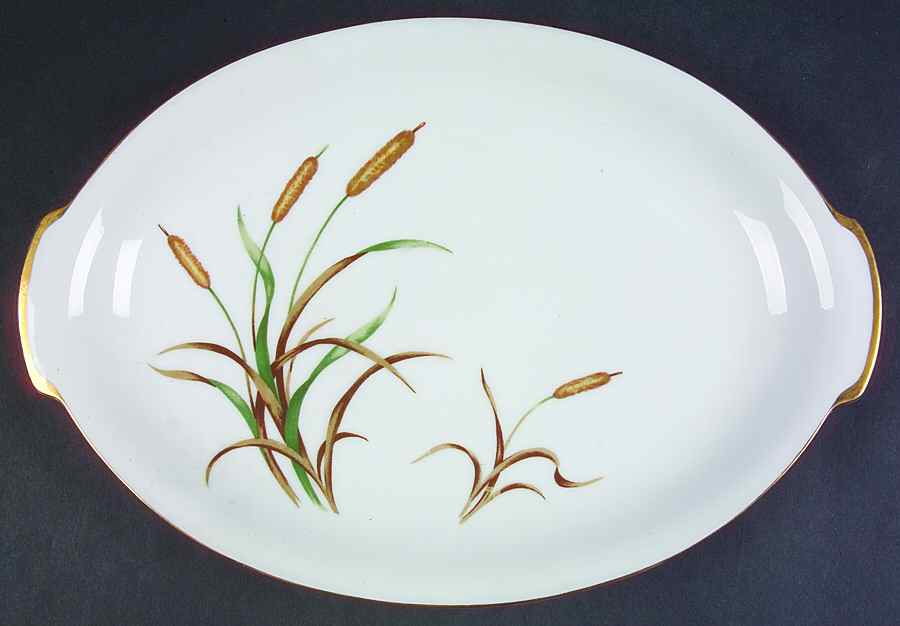 September Song 14" Oval Serving Platter by Sango-1