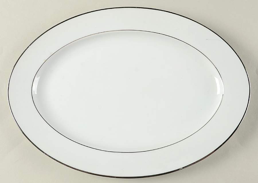 Sheffield 12" Oval Serving Platter by Sango-1