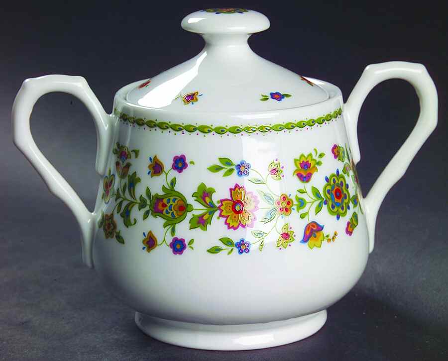 Shenandoah Sugar Bowl & Lid by Sango-1
