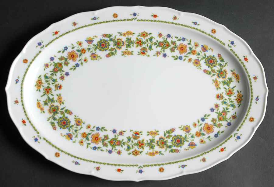 Shenandoah 14" Oval Serving Platter by Sango-1