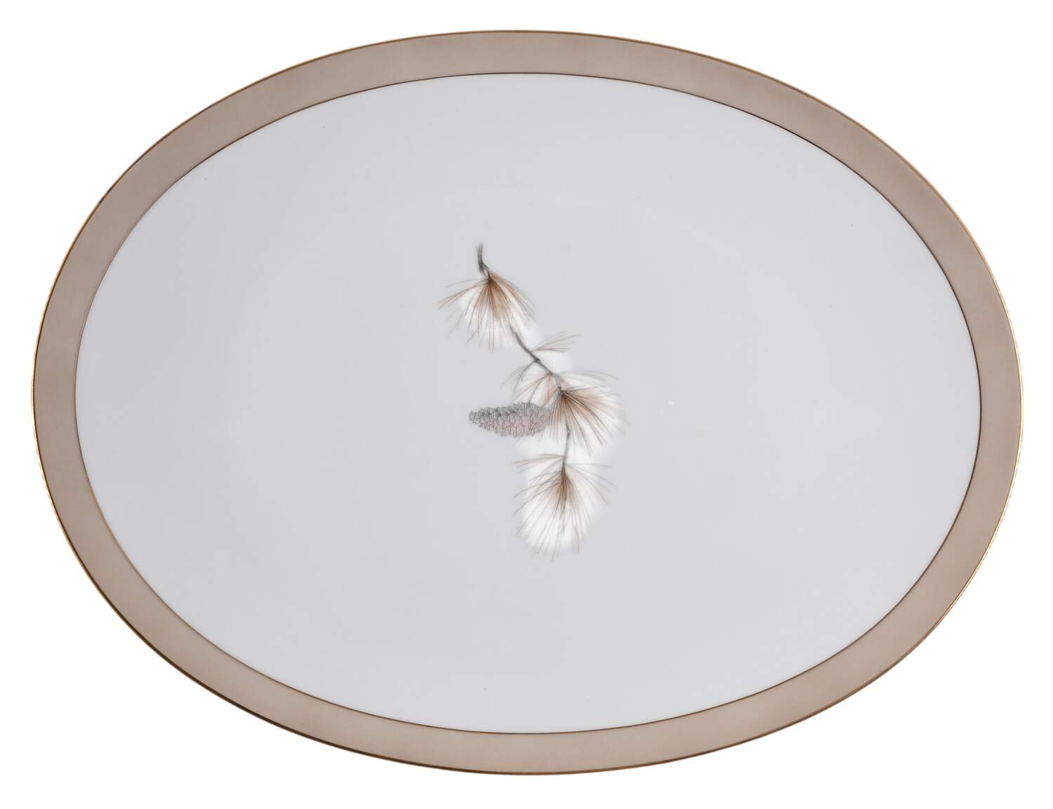 Sheraton 15" Oval Serving Platter by Sango-1